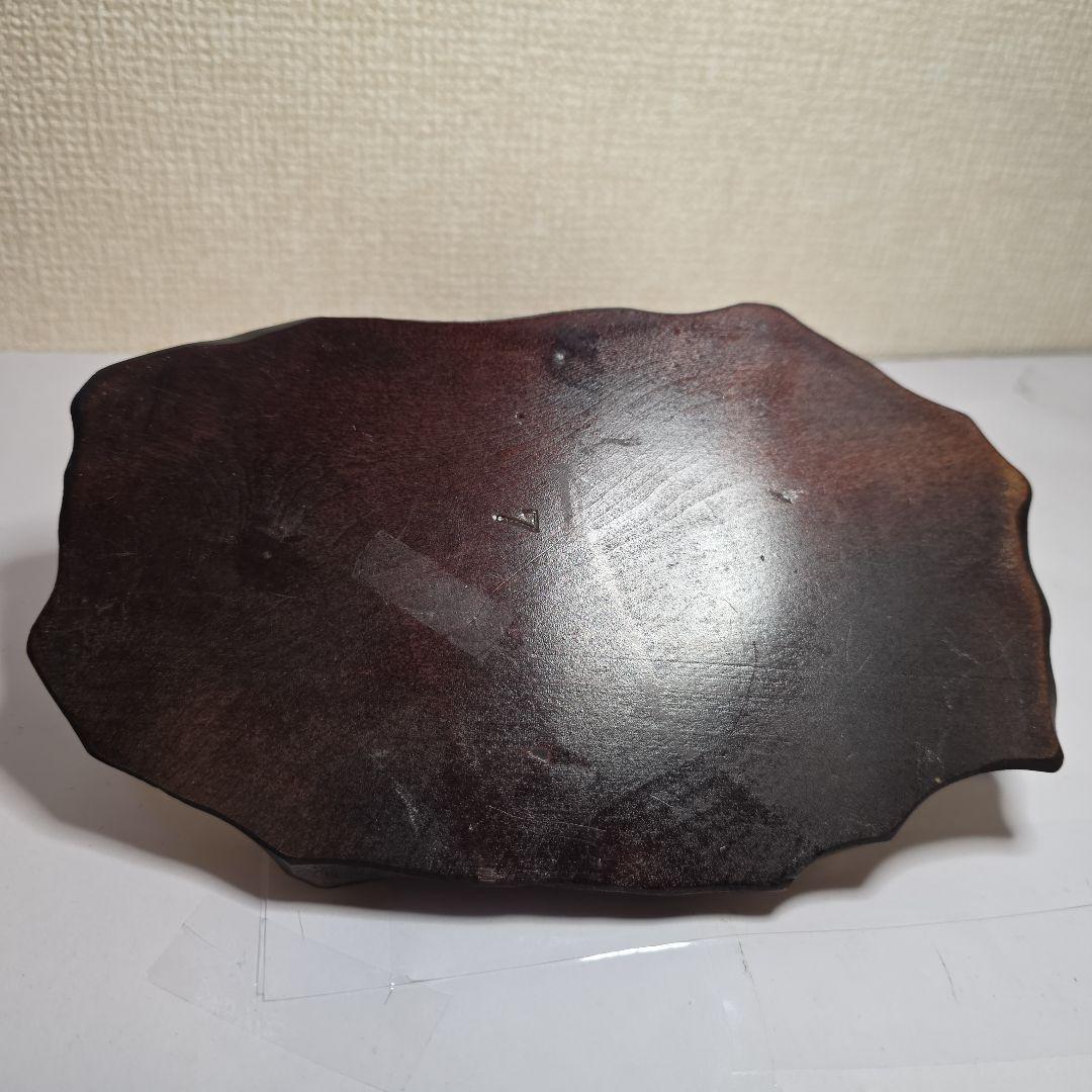 【美品】中村陶志人 九谷焼扁壷 平型雪二雀図 一輪挿し 土台付き