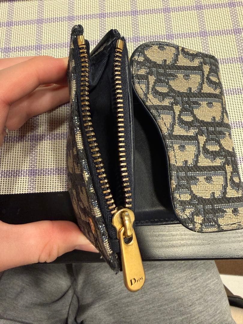 Christian Diorディオール　トロッター三つ折り財布 正規品付属品あり