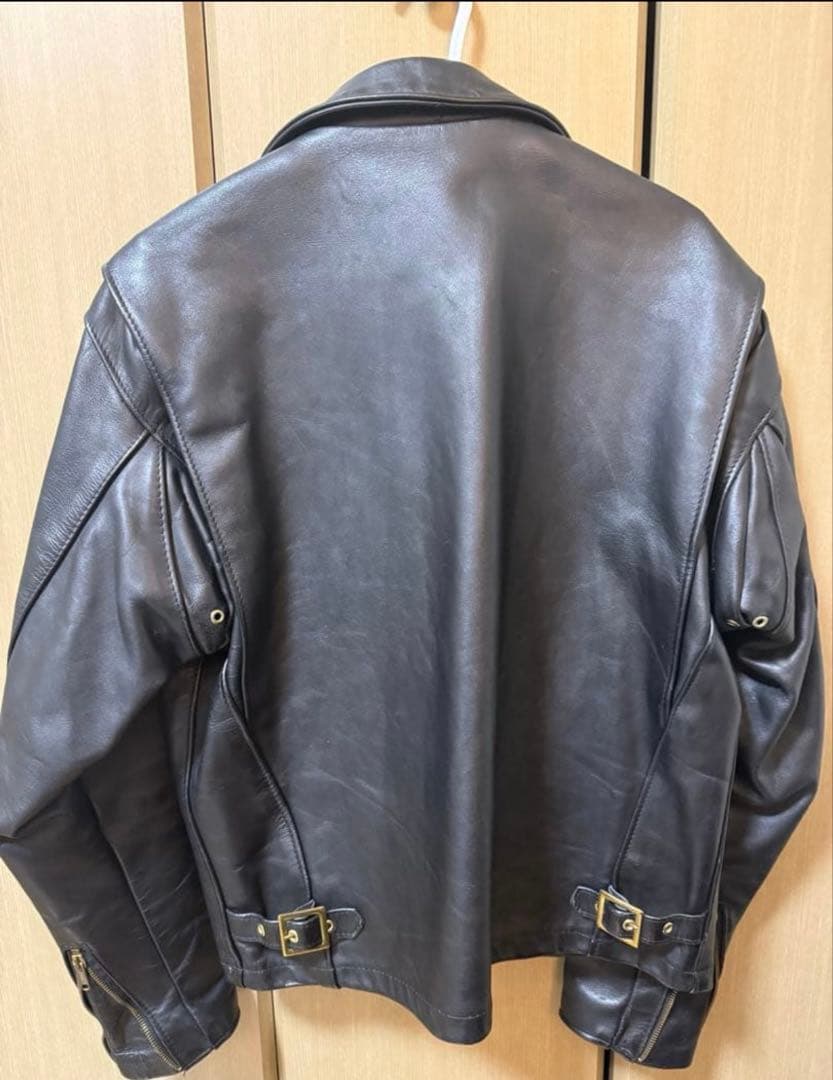 極美品　scott レザージャケット　642 ライナーなし