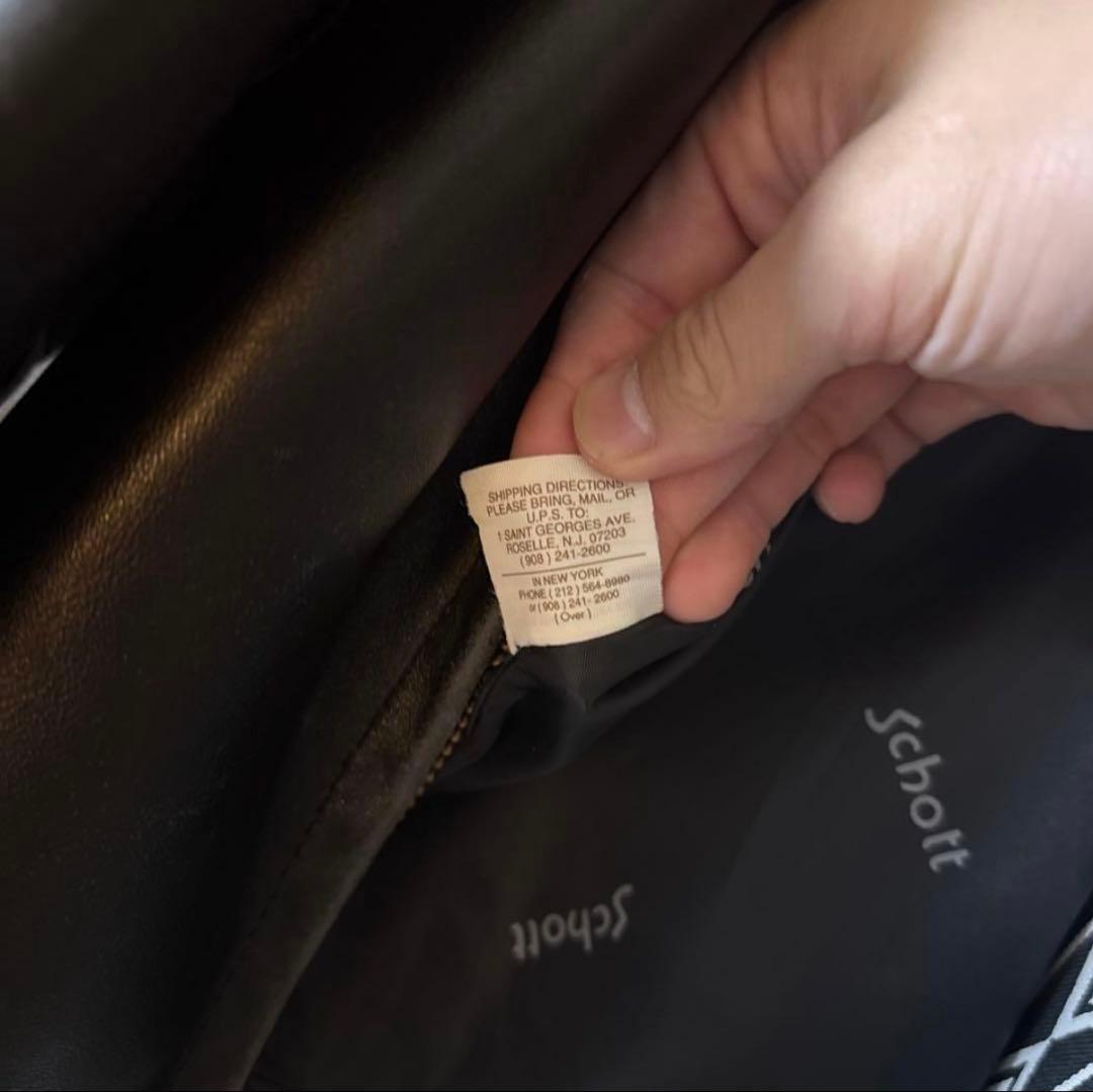 極美品　scott レザージャケット　642 ライナーなし