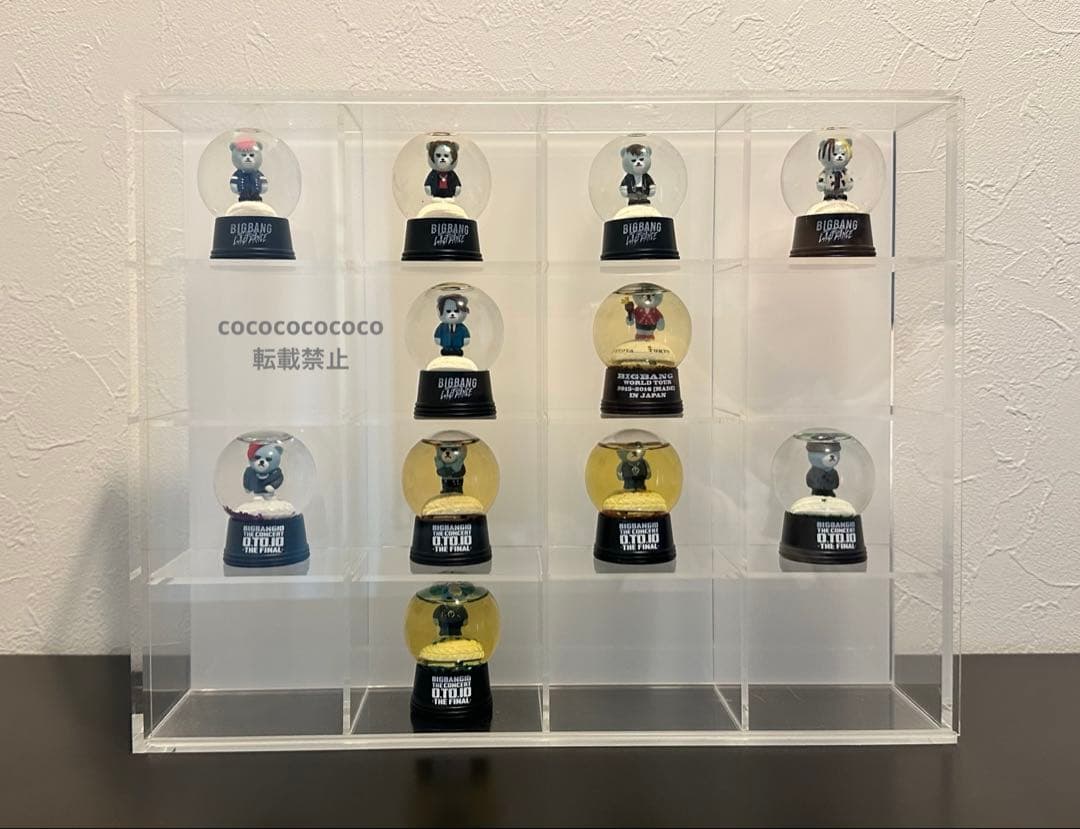BIGBANG スノードーム　まとめ売り　コレクションケースつき