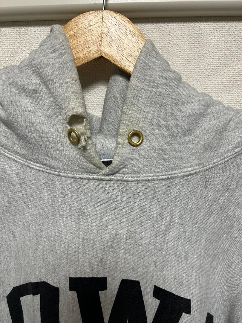 USA製　champion リバースウィーブ IOWA 2段