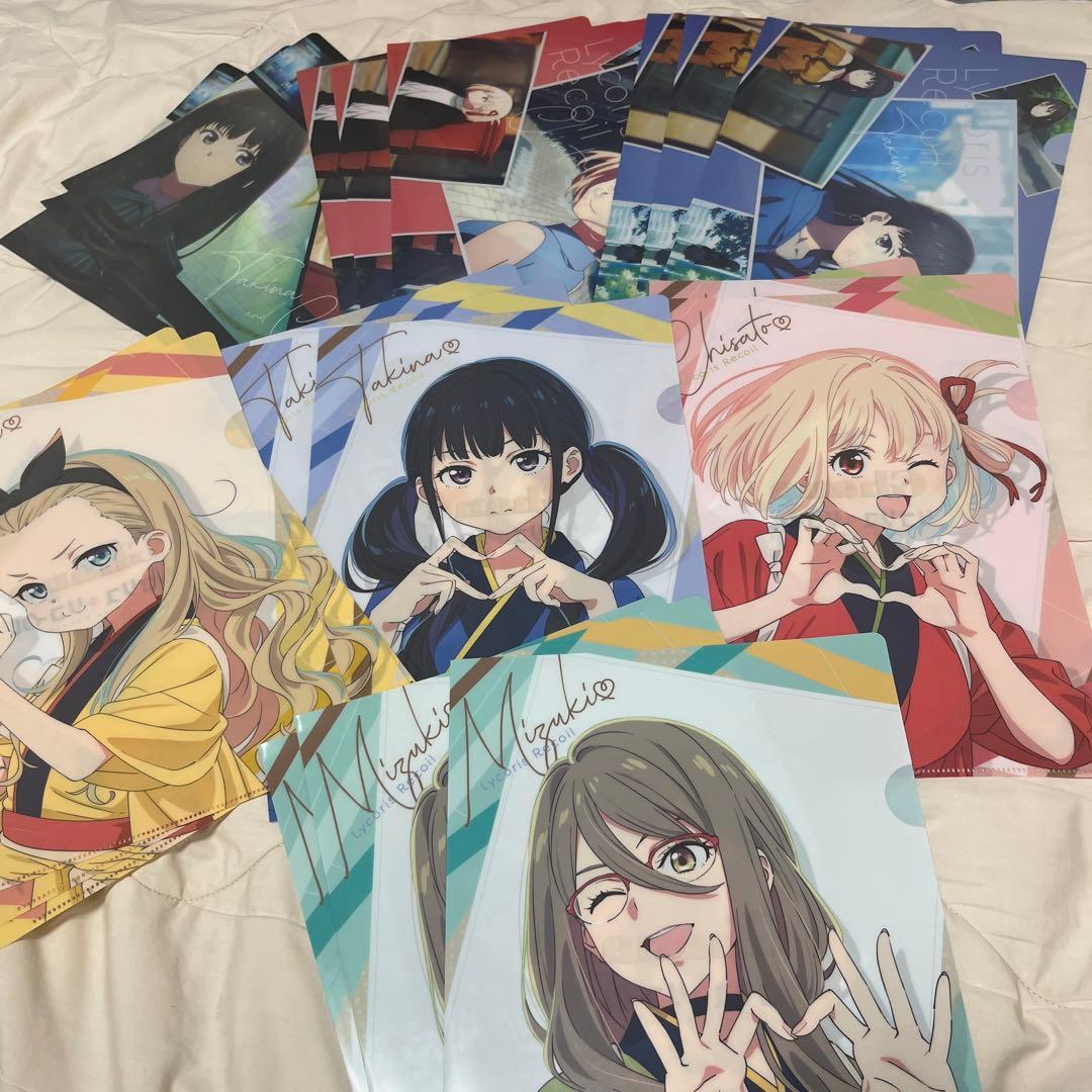 リコリコ　ローソン　ファイル　7種 計21枚