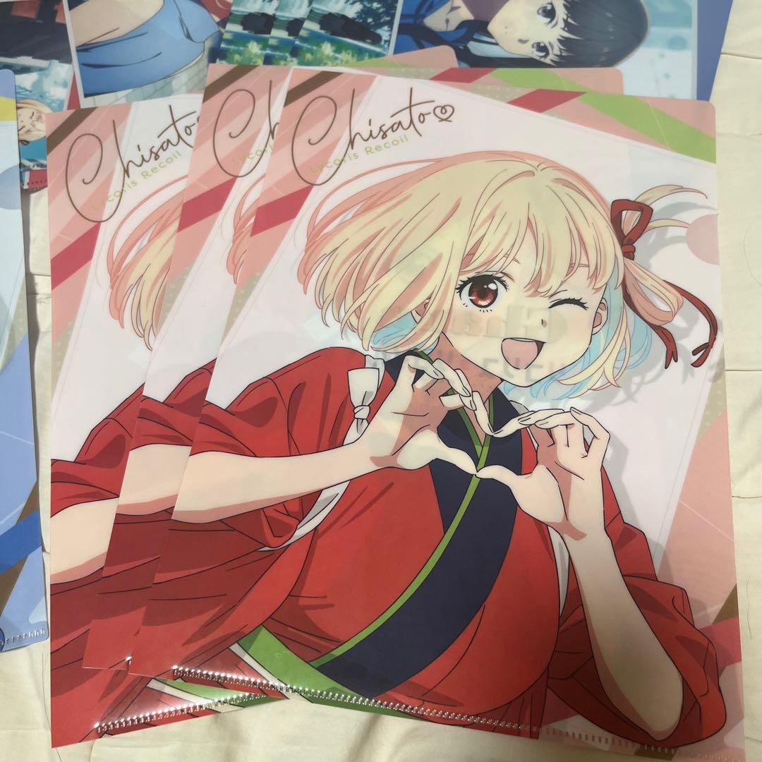 リコリコ　ローソン　ファイル　7種 計21枚