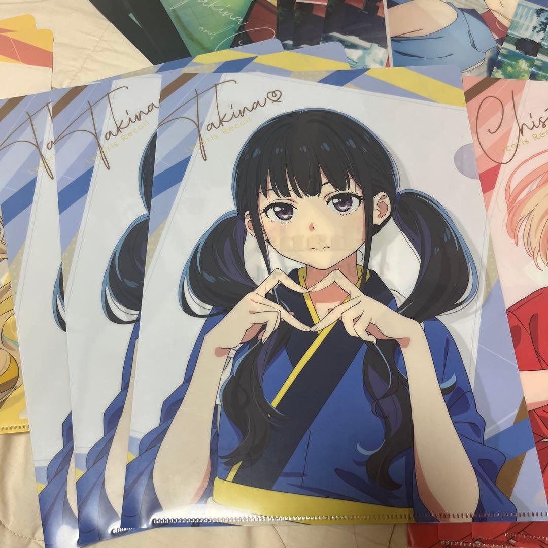 リコリコ　ローソン　ファイル　7種 計21枚