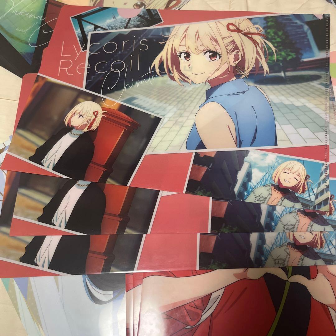 リコリコ　ローソン　ファイル　7種 計21枚