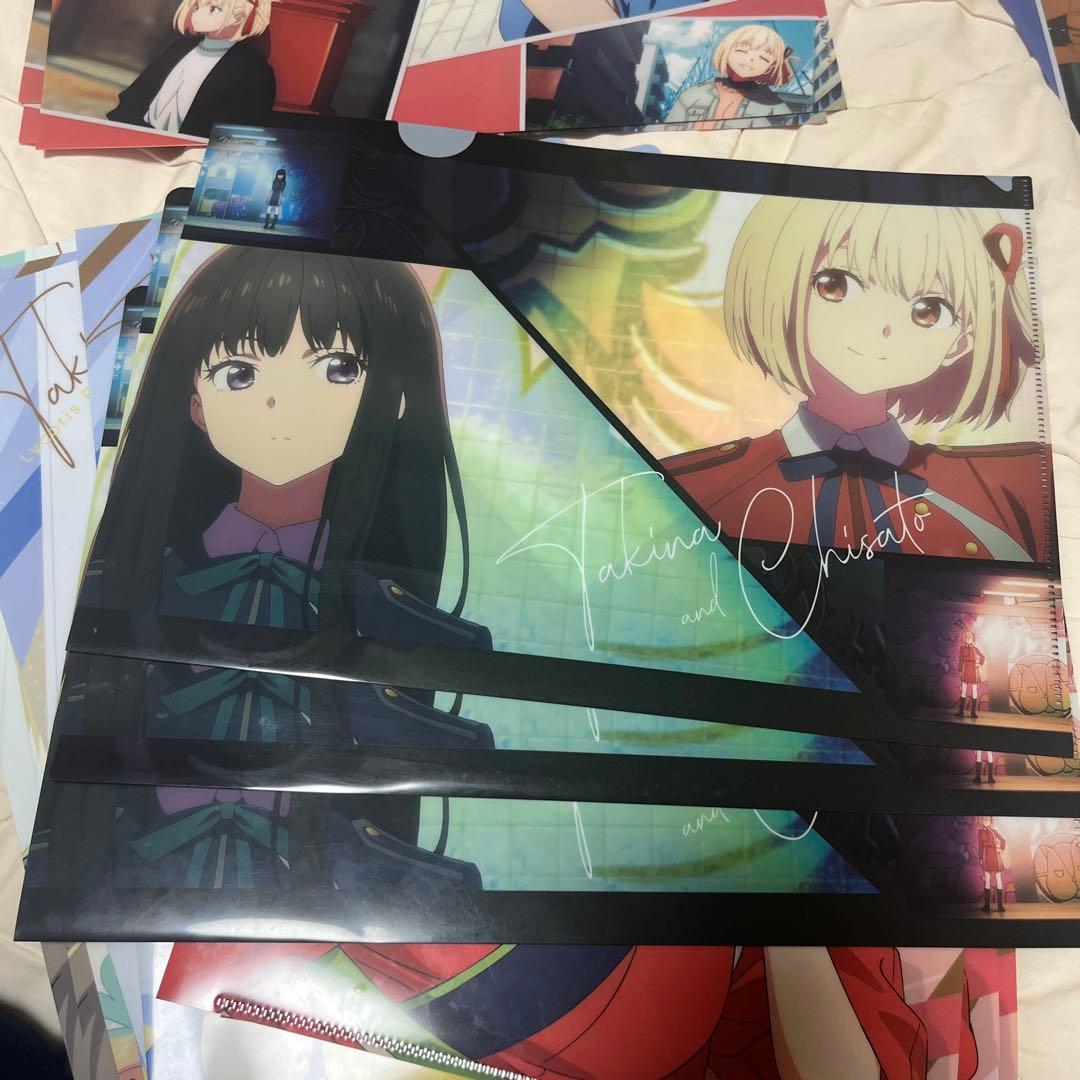 リコリコ　ローソン　ファイル　7種 計21枚