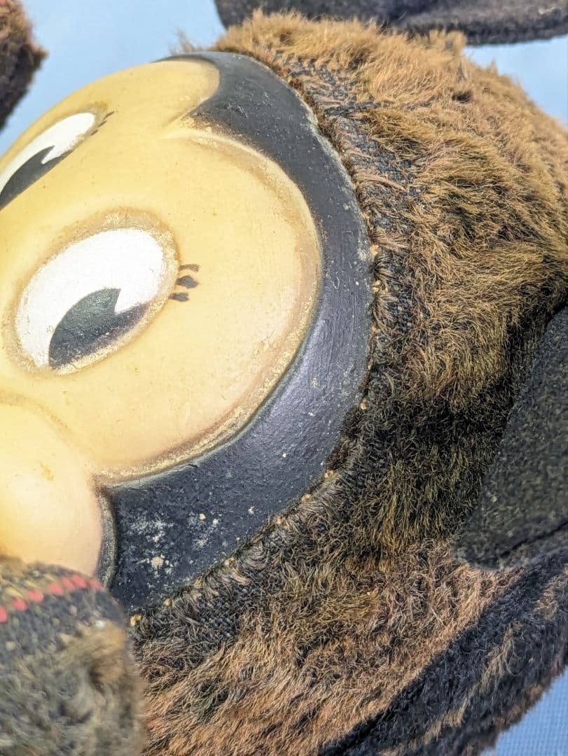 ミッキーマウス アンティーク ヴィンテージ　ぬいぐるみ イギリス 蚤の市