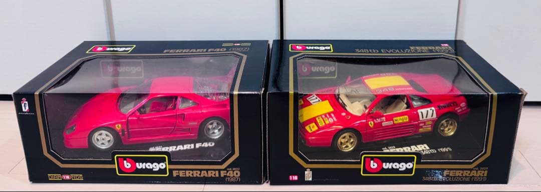 【未使用】　ブラーゴ　フェラーリ　1991 1987 1/18