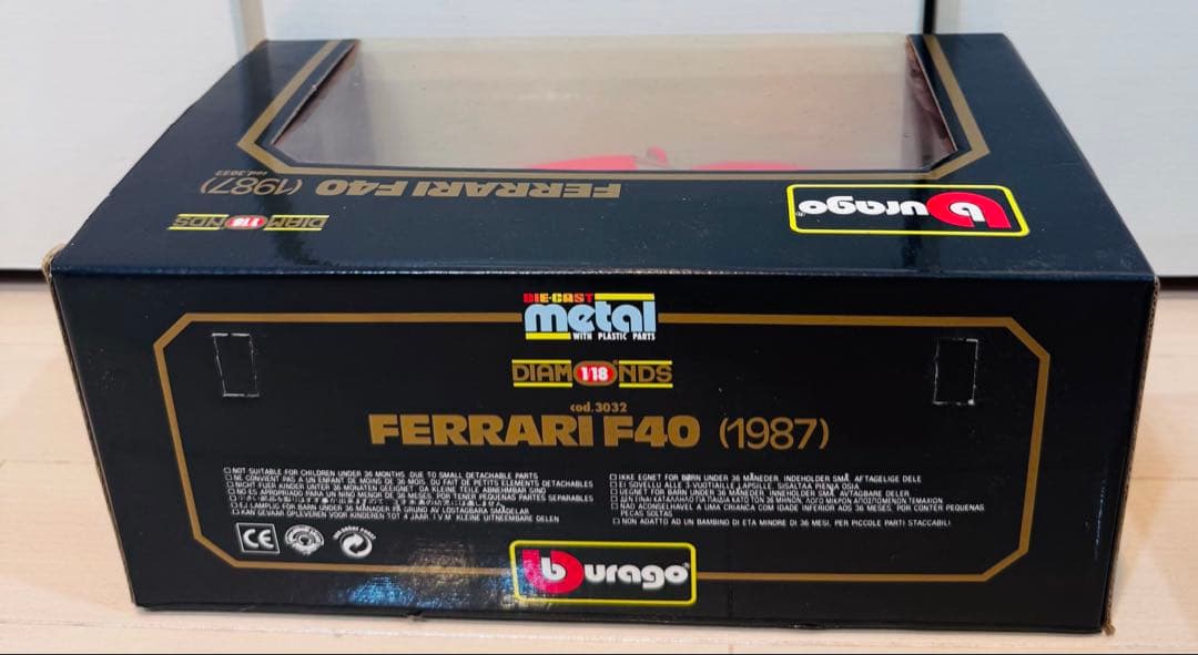 【未使用】　ブラーゴ　フェラーリ　1991 1987 1/18