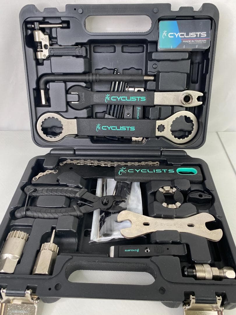 【美品】cyclists 自転車専用工具セット ハンドツール ブラックa0415