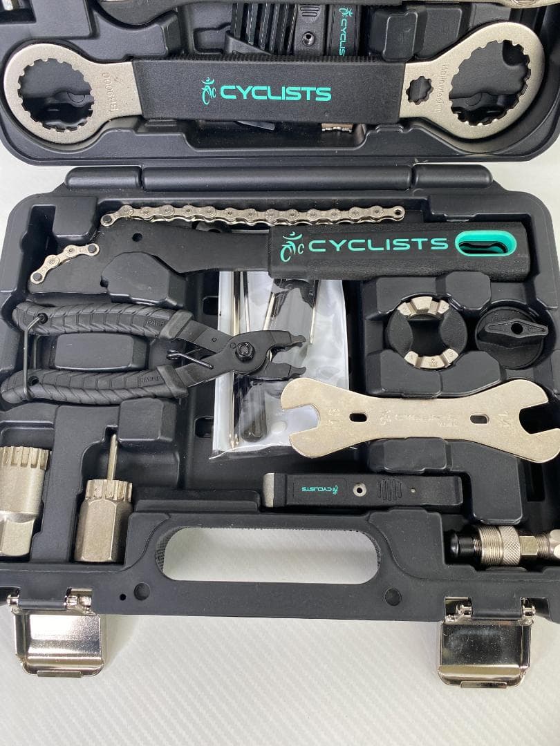 【美品】cyclists 自転車専用工具セット ハンドツール ブラックa0415