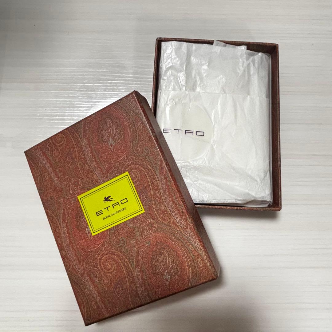 ETRO/エトロ　ペイズリー柄 写真額縁 専用ケース付き
