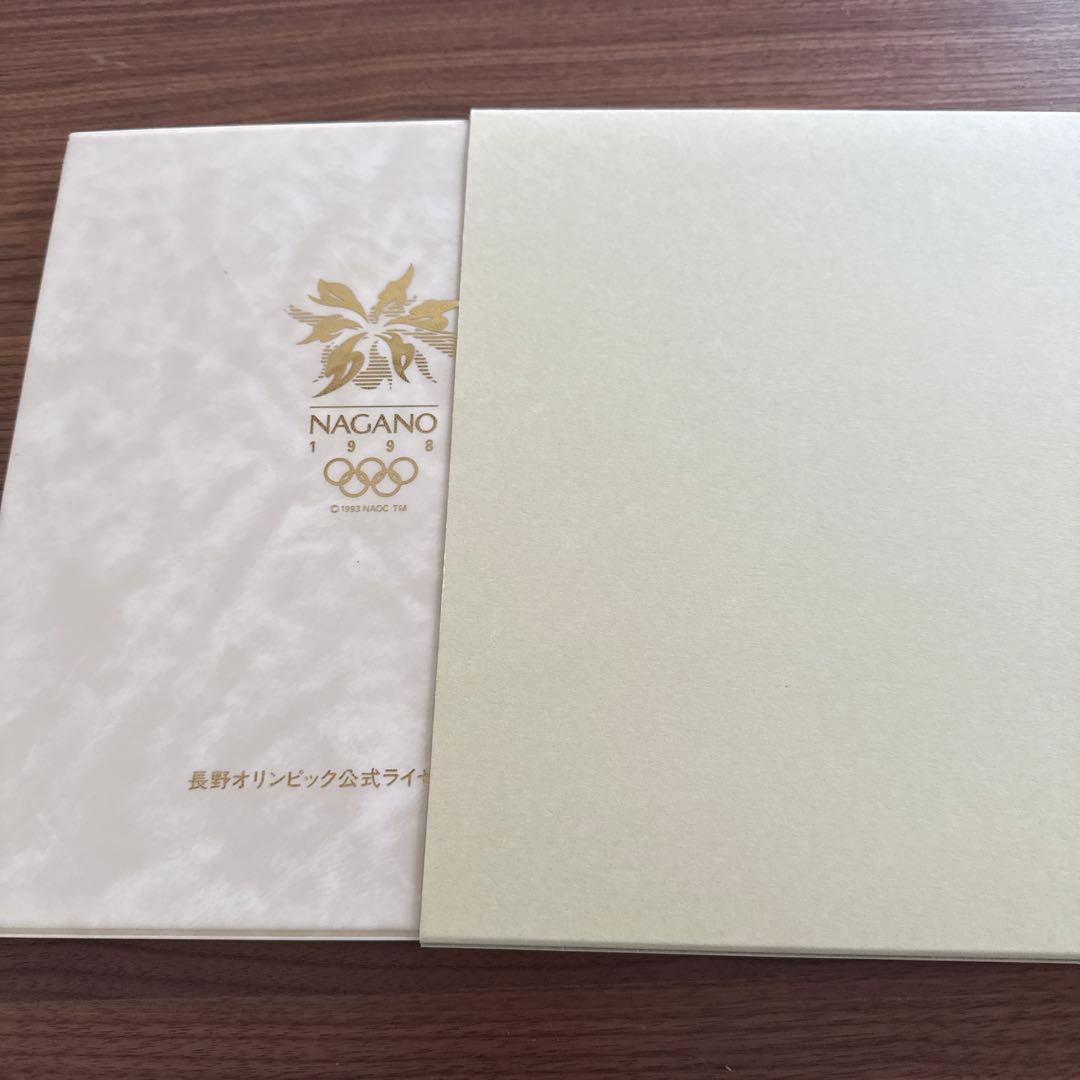 わやん　長野オリンピック記念/純銀製記念メタル記念切手カバーのセット