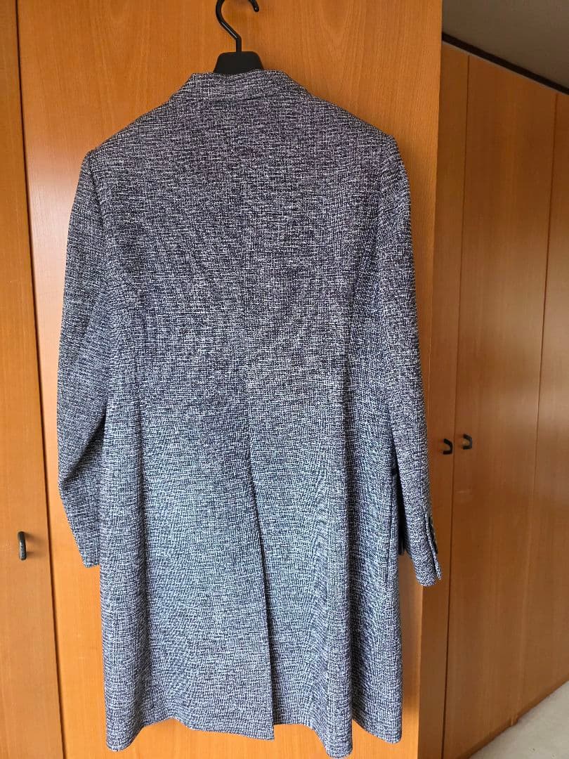 エポカ　グレー ブラック ツイード テーラードコート