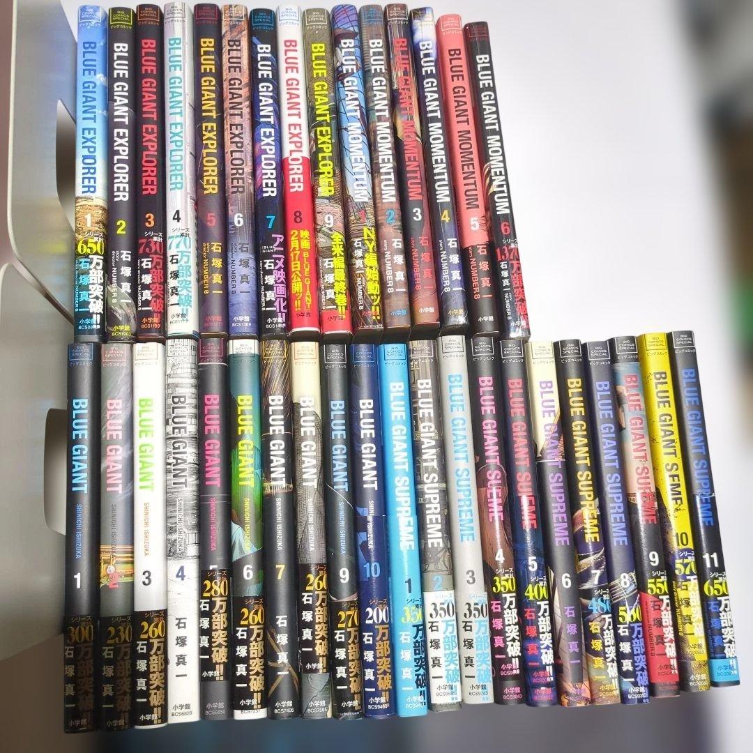 BLUE GIANT 全巻36冊セット SUPREME他★初版・帯多