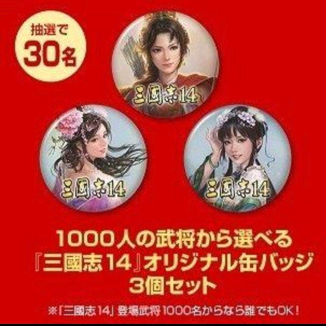 三国志14 曹操 当選品 缶バッジ