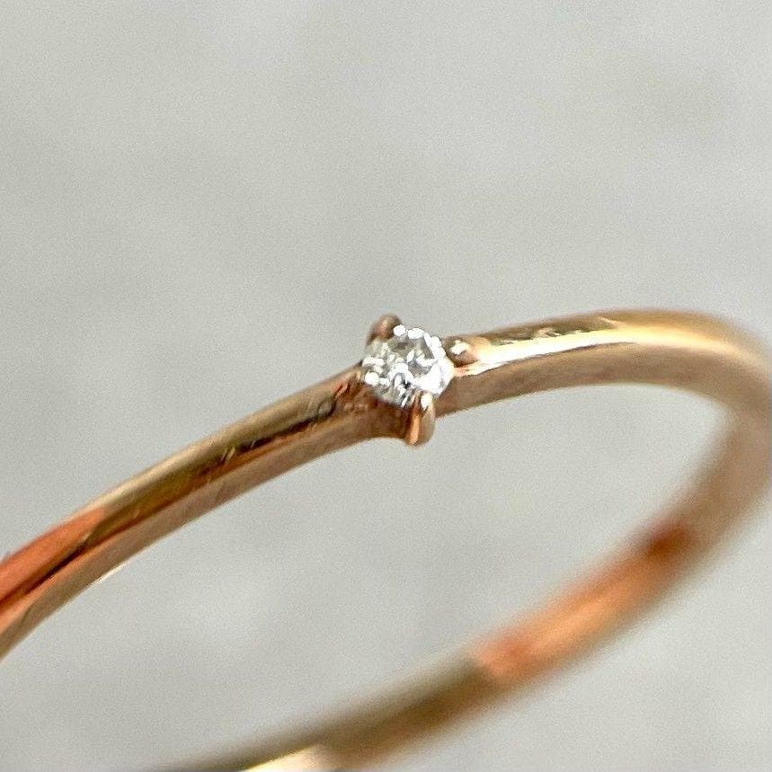 ete エテ　0.01カラット　 K10　 指輪 リング　アクセサリー