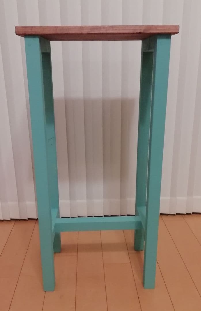 ハンドメイドテーブル　ミストグリーン【送料込み】