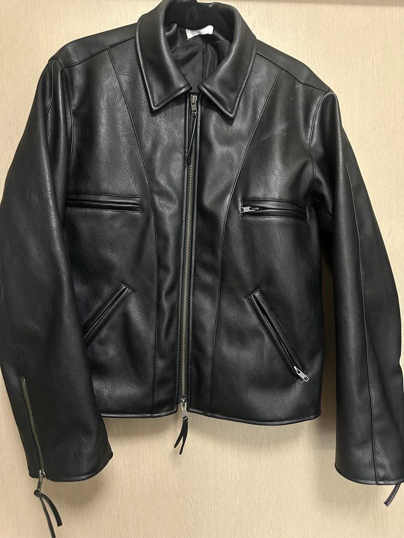 ジャケット・アウター Camphor wood zipped leather sport jacket