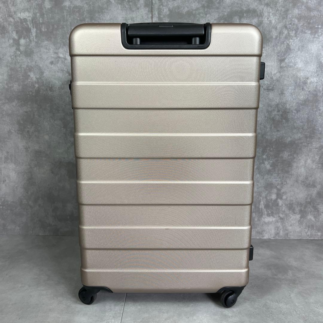 状態良好　無印良品　75L　バーを自由に調節できる　ハードキャリーケース