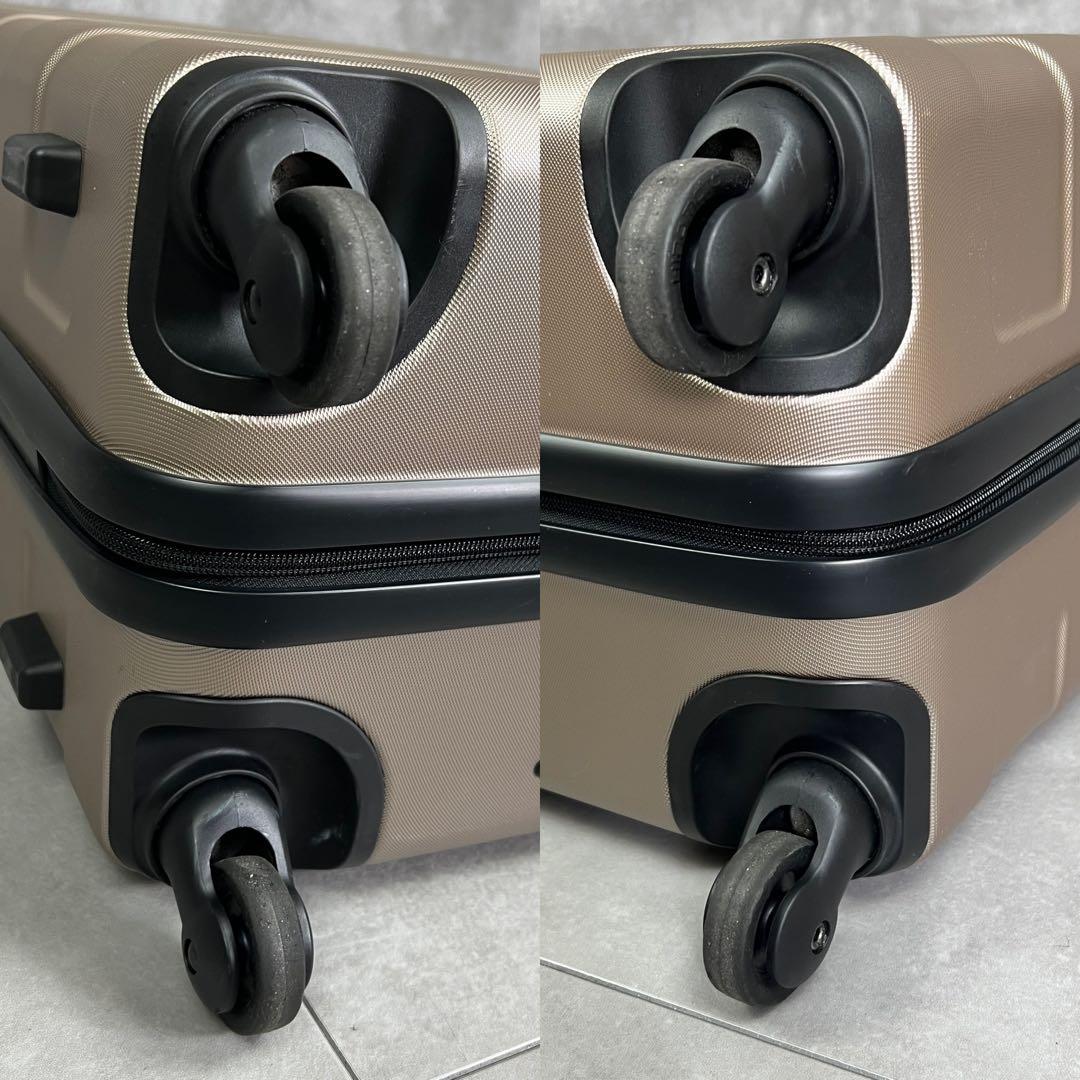 状態良好　無印良品　75L　バーを自由に調節できる　ハードキャリーケース