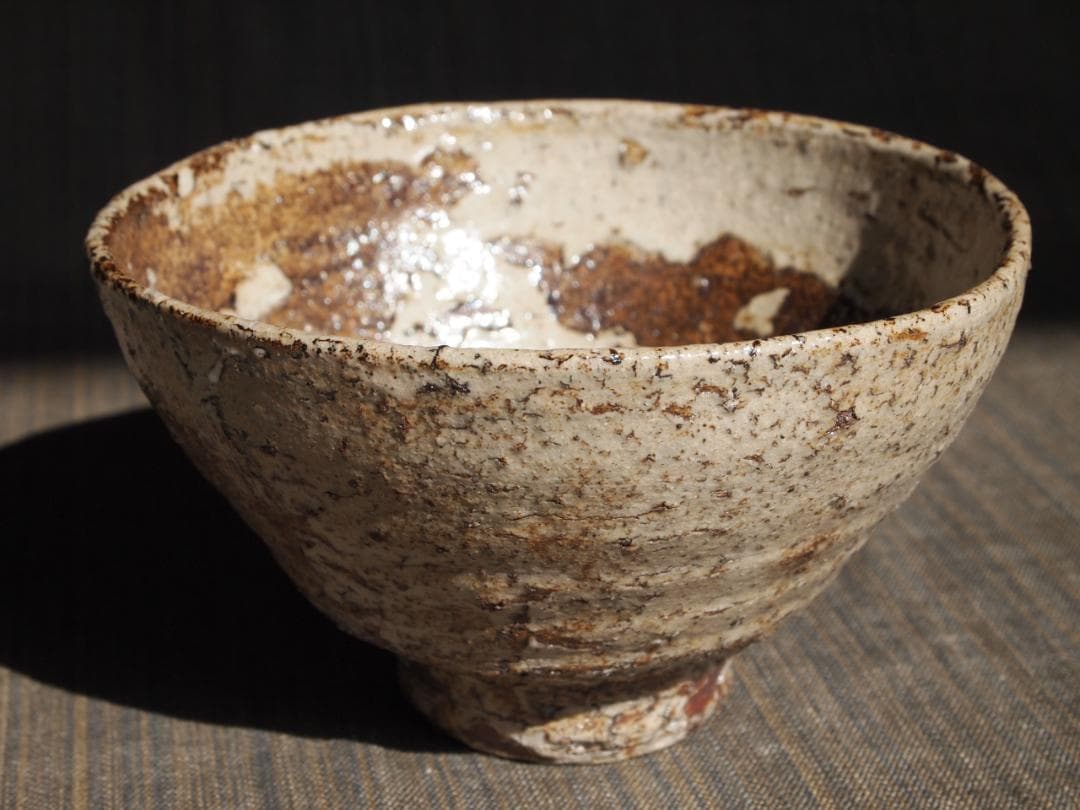 新作★高島聡平【師：伊勢崎淳】★（備前）茶碗★共箱・布