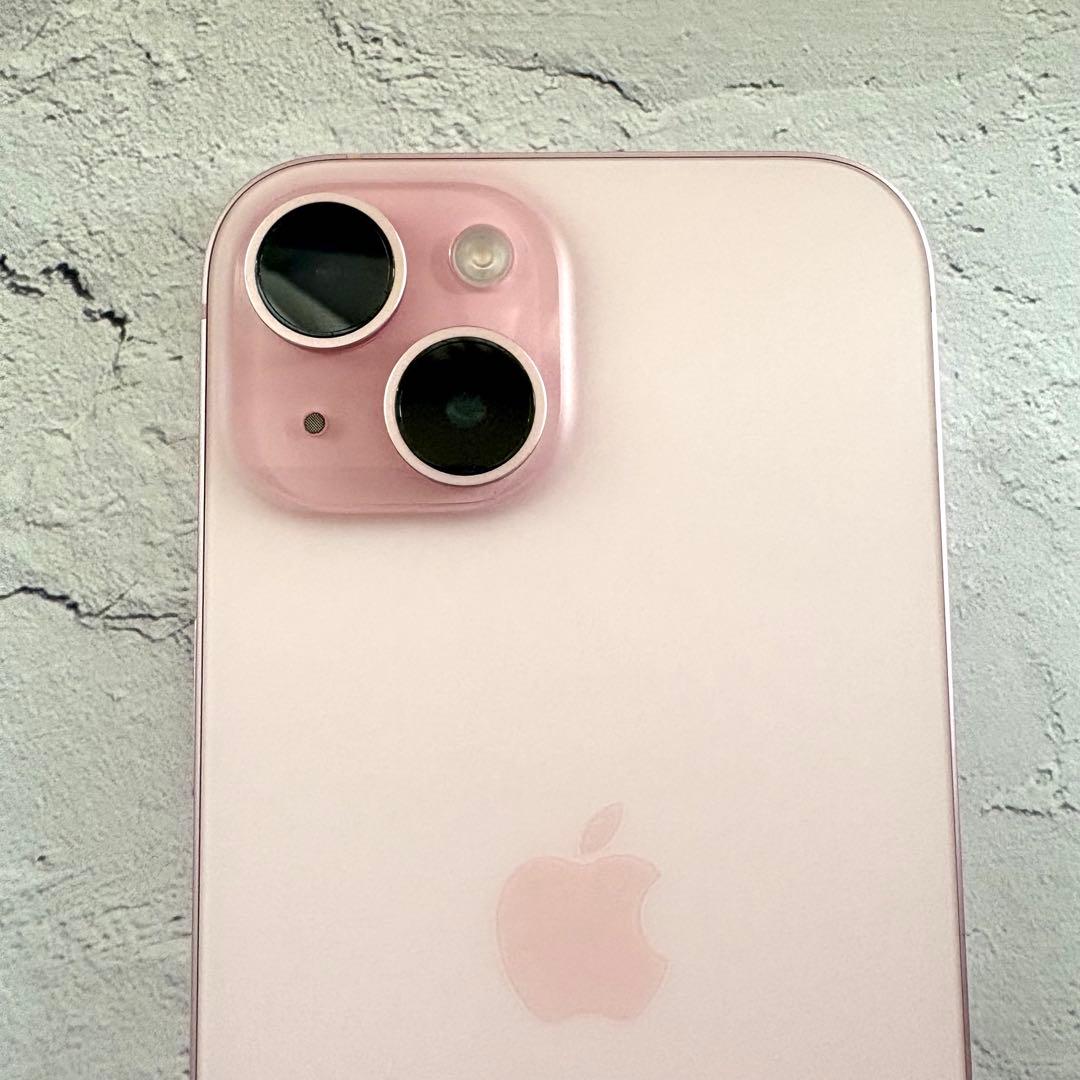 iPhone15ピンク 本体 128GB 新品充電ケーブル付き バッテリー89%