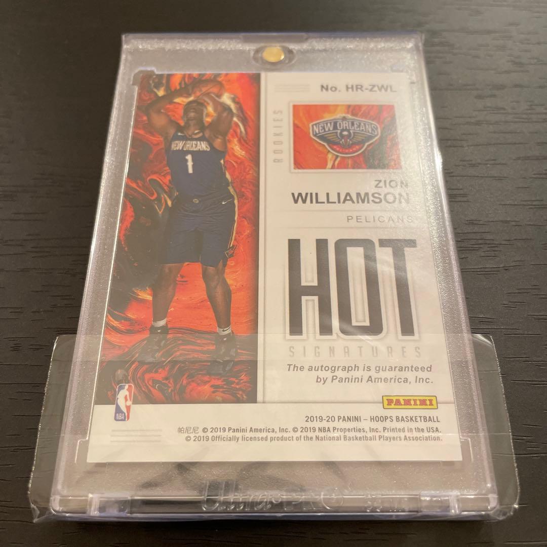 zion ザイオン ルーキーカード 直筆サインカード