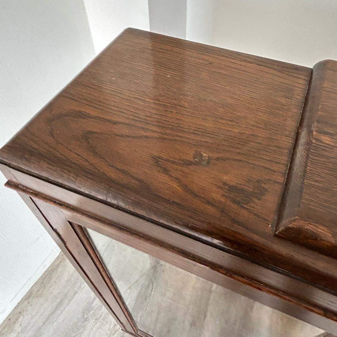 イギリス アンティーク　家具 ディスプレイ キャビネット　1930年頃 509A