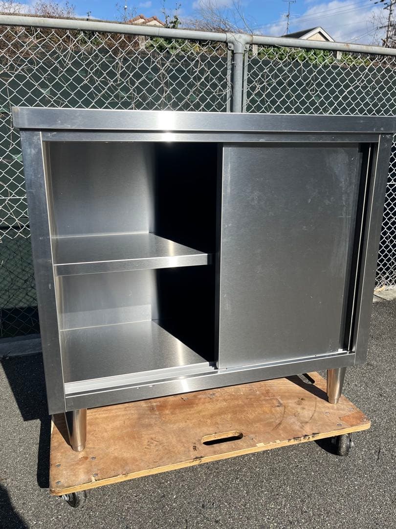 ステンレスキャビネット 作業台 ワークテーブル 業務用　920×450×850