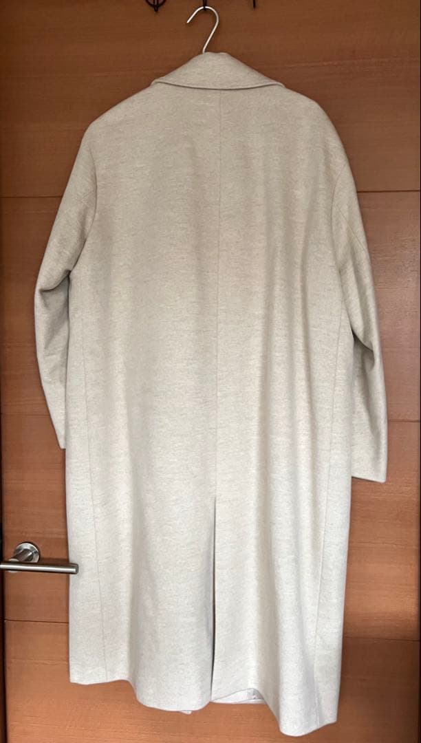 aiaiモンキー 23区 カシミア混チェスターコート オフホワイト 40
