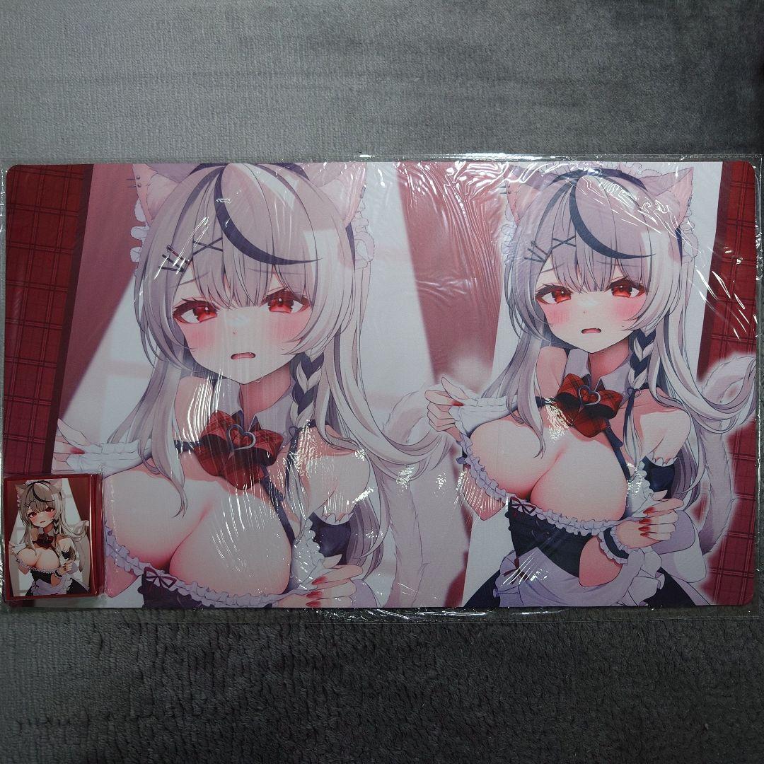α1 ホロライブ 胸元&猫耳メイド 沙花叉クロヱ スリーブ&プレイマット
