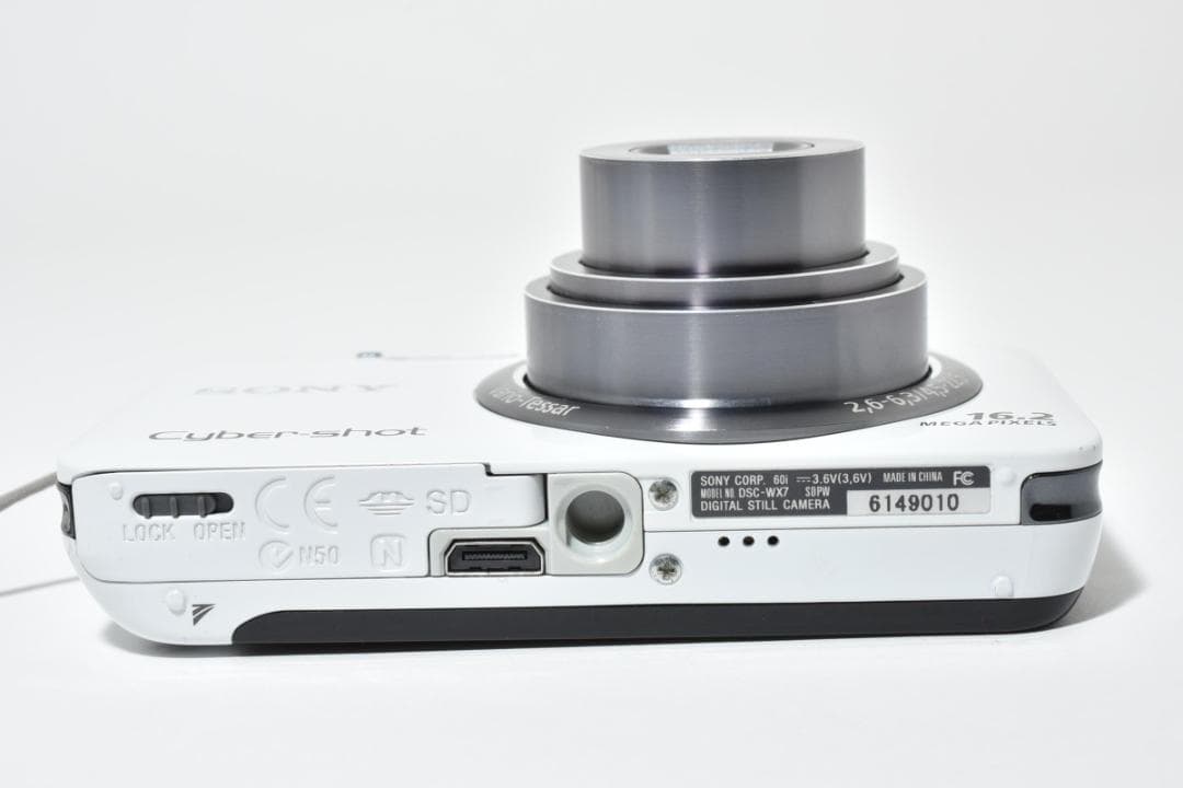 【美品】SONY Cyber-shot DSC-WX7 ホワイト　動作確認済