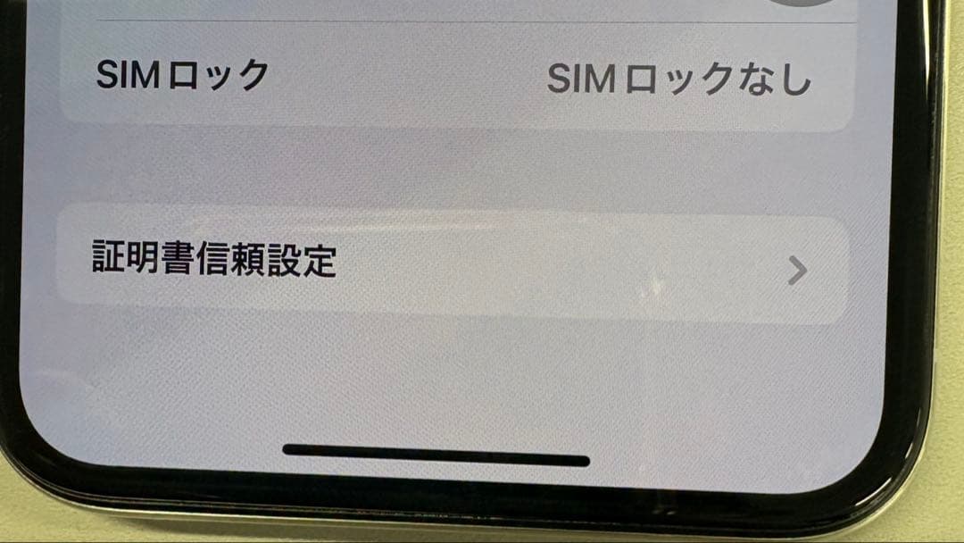 Apple iPhone X 本体256GB バッテリー89%