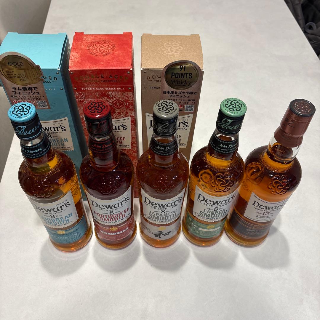 Dewar's デュワーズ　ウイスキーセット 5本