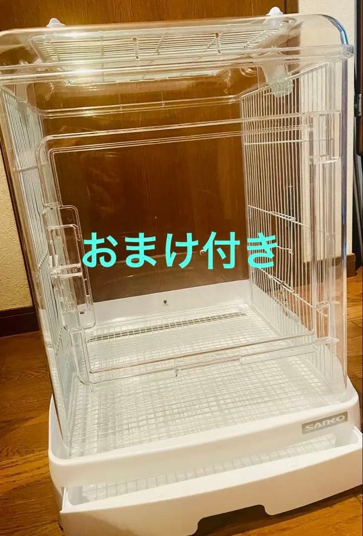 イージーホーム クリアモモンガ40 WH フクロモモンガ ケージ