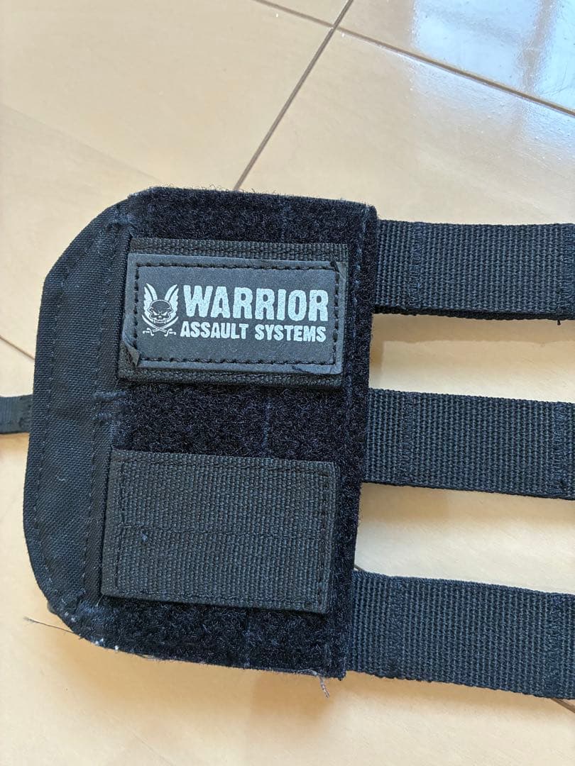 実物ウォーリアー　アサルト　システム プレートキャリア M ブラック