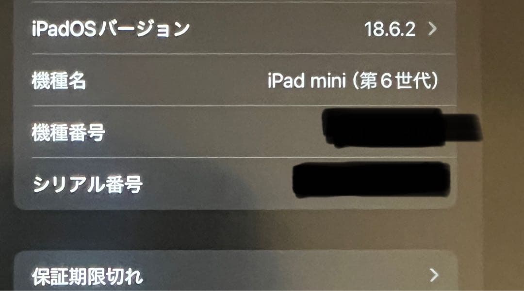 iPad mini 第6世代 256GB スペースグレー　Wi-Fi