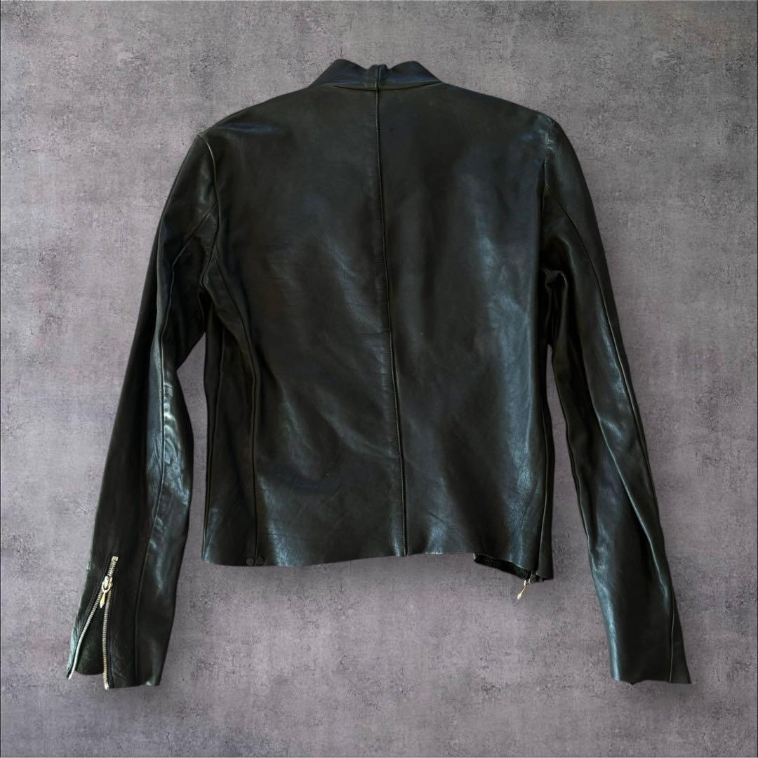 incarnation guidi変形ライダース　ハーフジップブルゾンXS