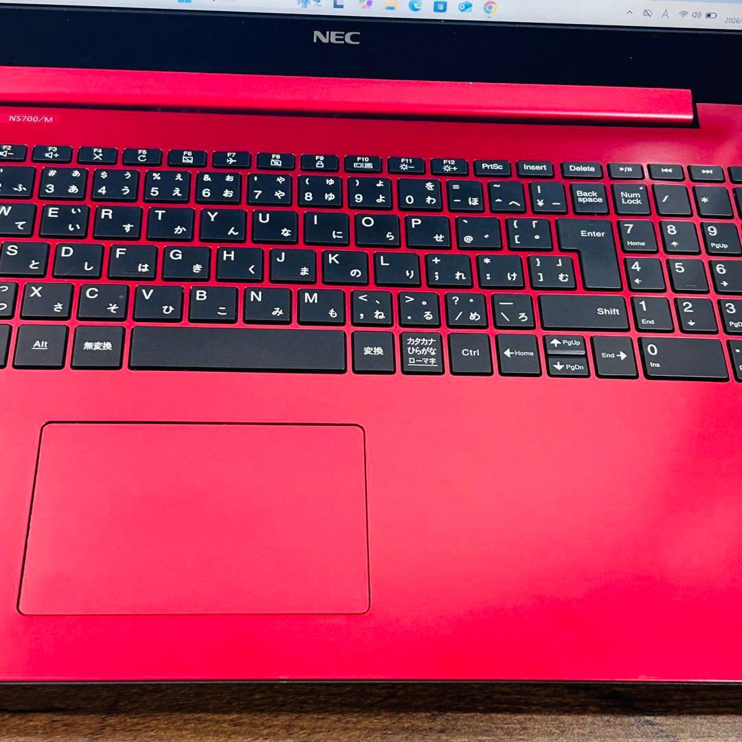 高性能i7 第8世代ノートPC SSD512/16GB オフィス付き NEC