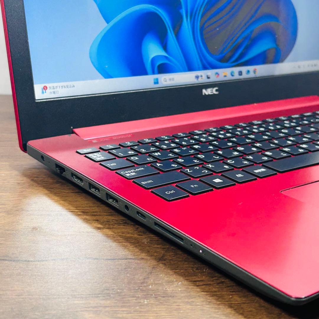 高性能i7 第8世代ノートPC SSD512/16GB オフィス付き NEC