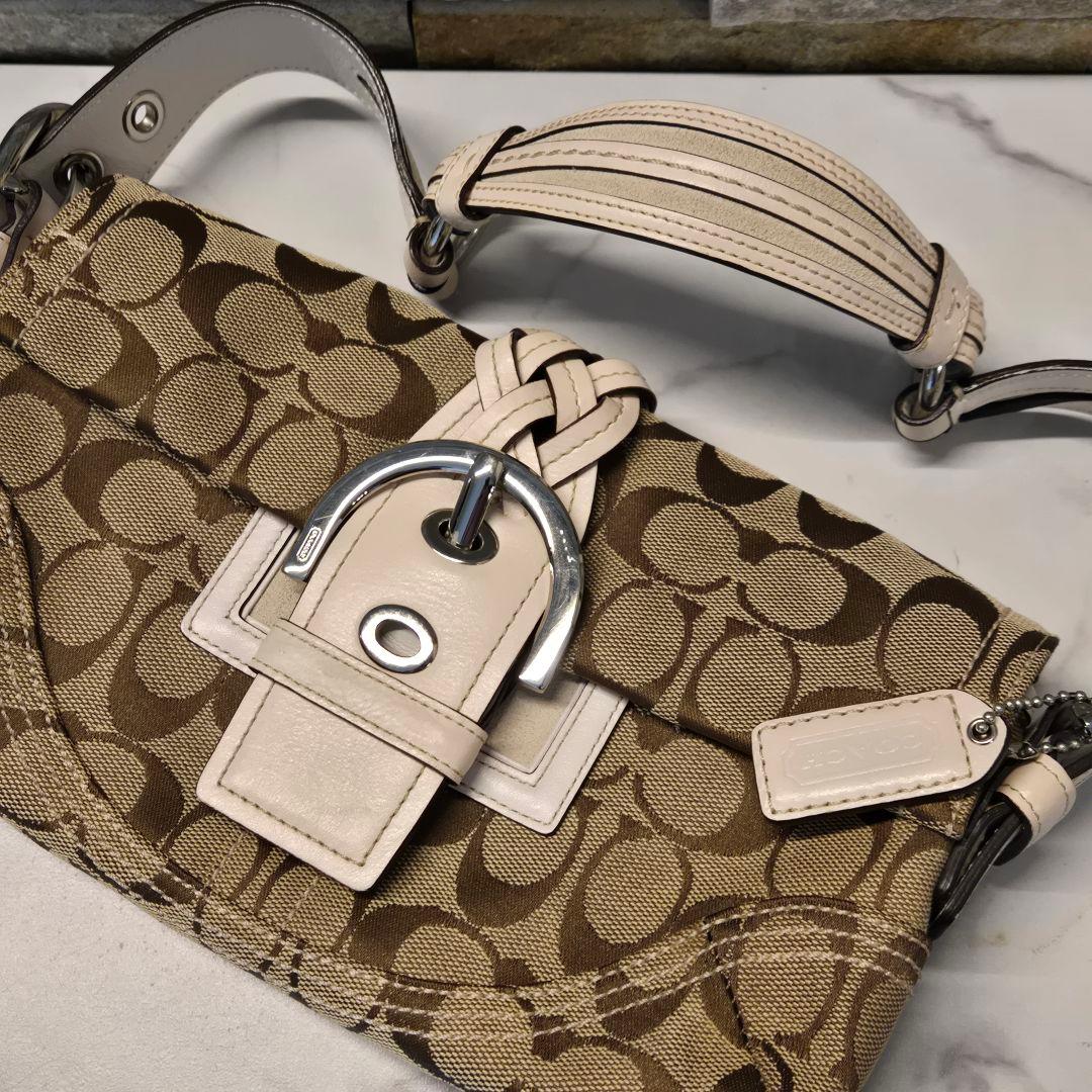 美品　COACH　コーチ　ワンショルダー ソーホー シグネチャー レザー