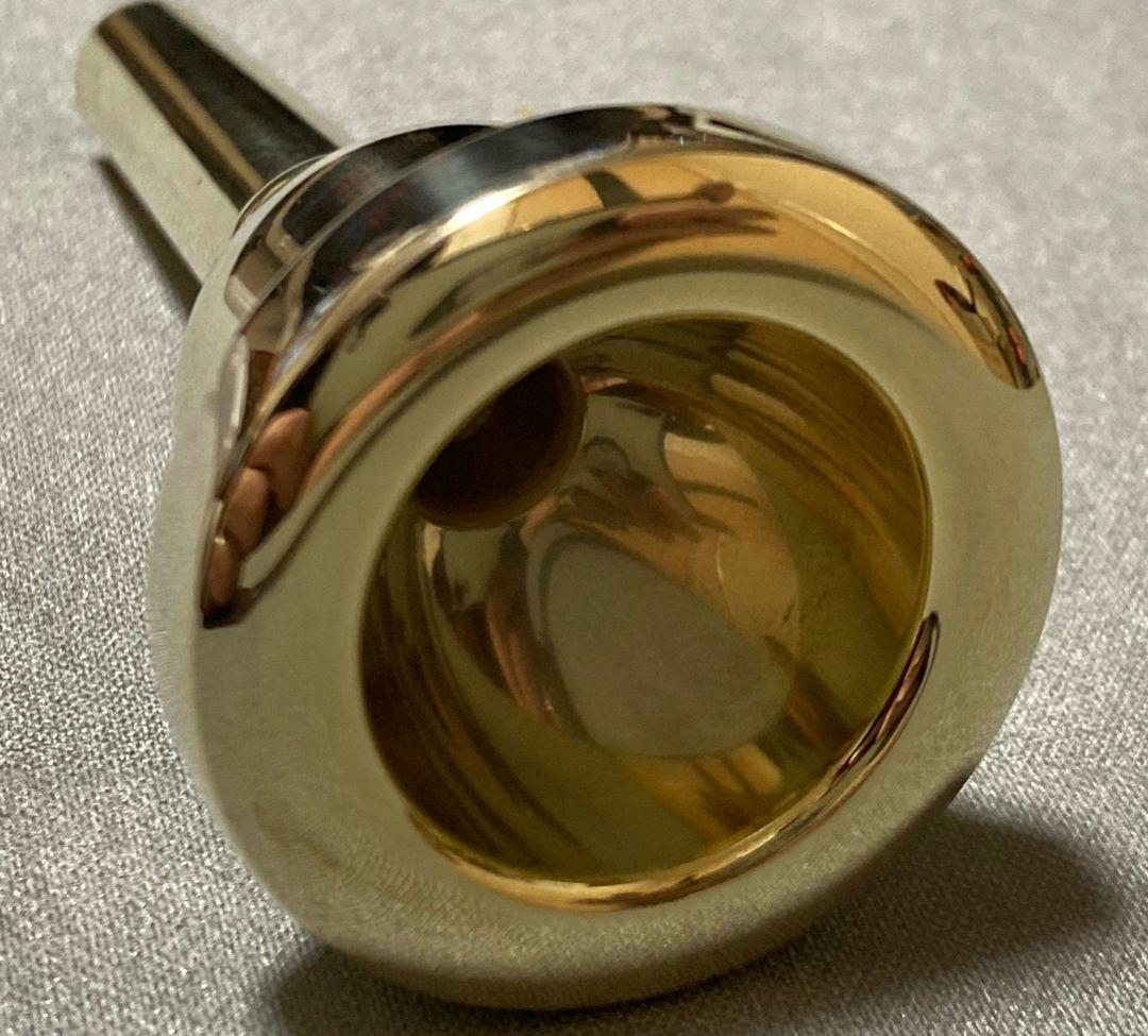 シルキー　SCHILKE 47C4 メッキ　トロンボーン　マウスピース　中細管