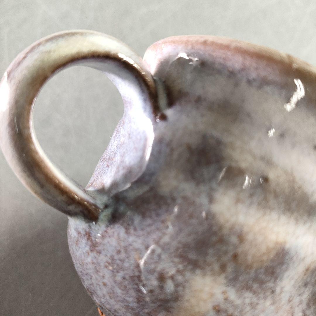 A893-2/萩焼/土和窯/珈琲茶碗/カップ＆ソーサー/6客/