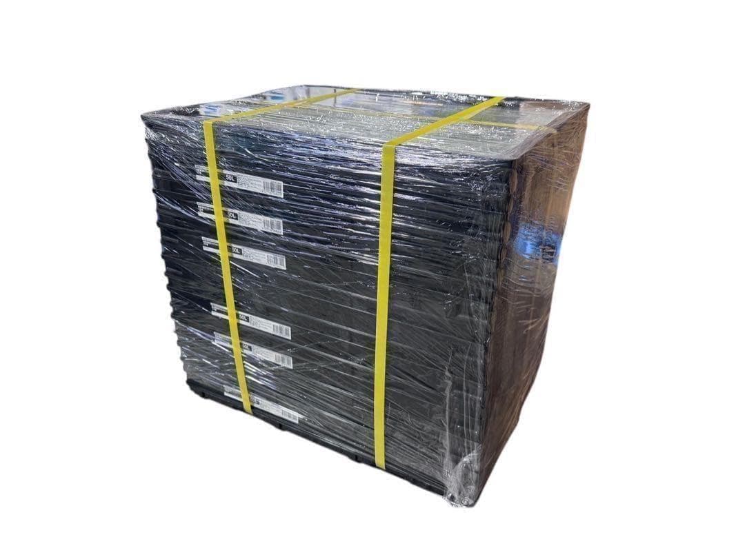 オリコン　軽量薄型　折りたたみコンテナ　ケース　９個　ブラック