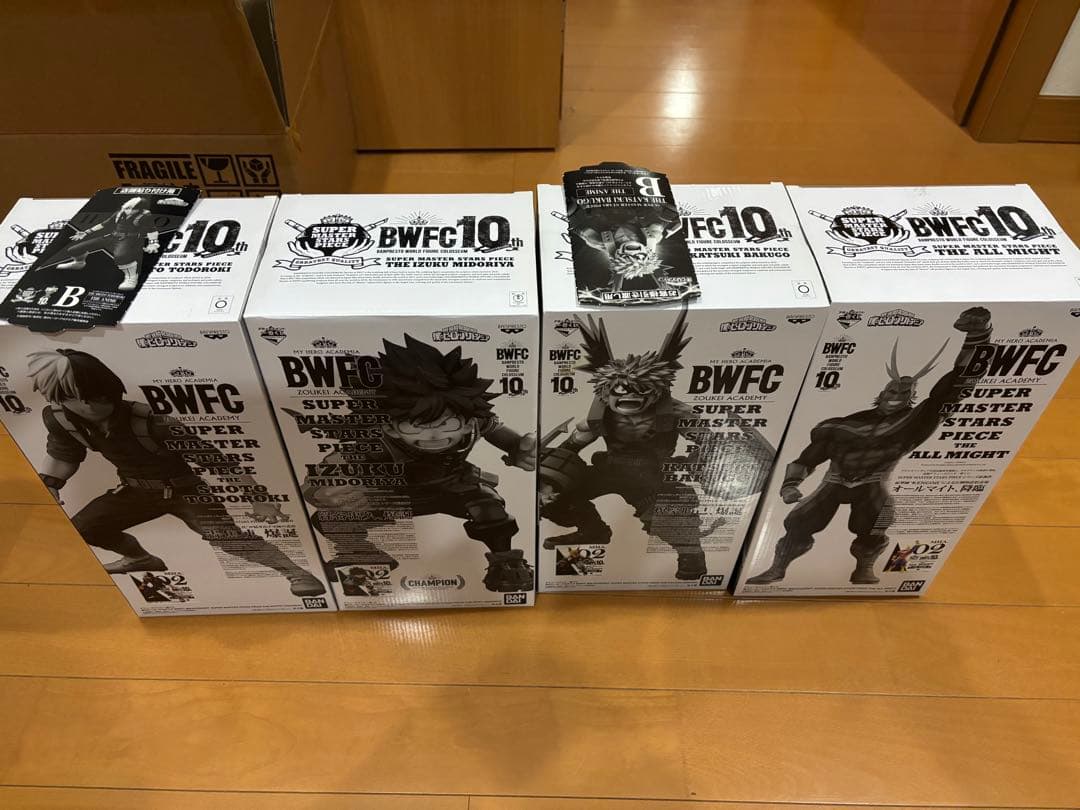 僕のヒーローアカデミア　SMSP BWFC 4体セット　B賞