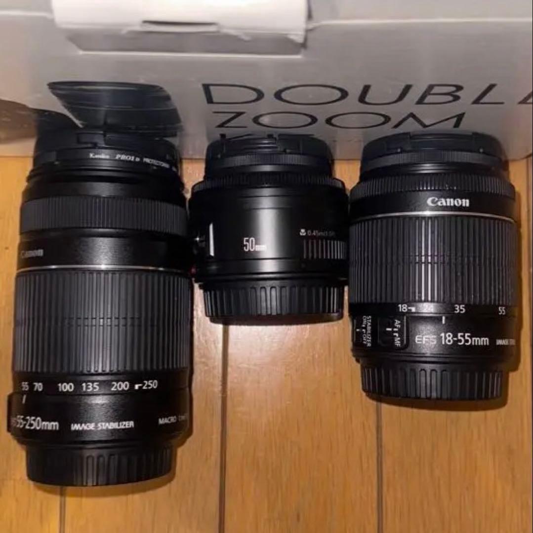 Canon EOS Kiss X7 ダブルズームキット＋単焦点レンズ等