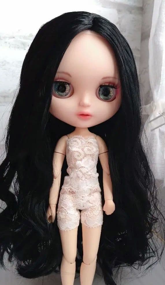 【リカスタム】カスタムアイシードール 艶々黒髪