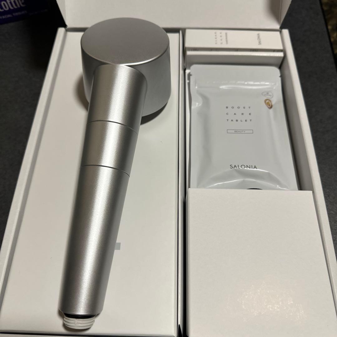 サロニア ファインバブルクリア シャワーヘッド シルバー